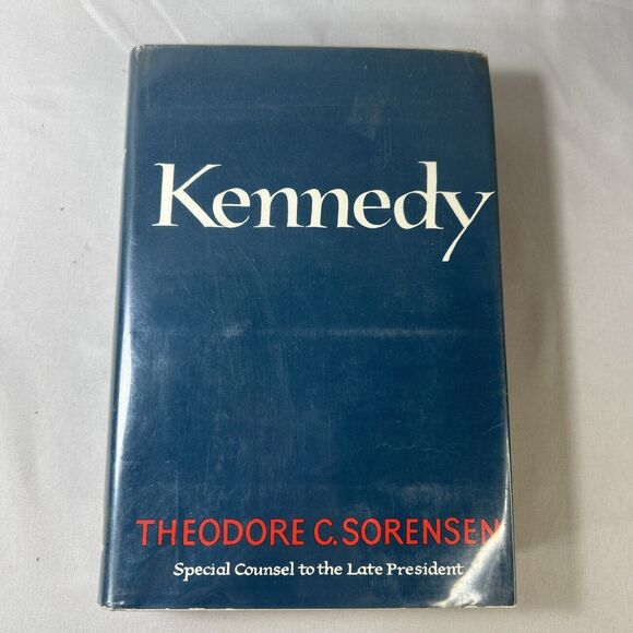 Kennedy by Theodore C. Sorensen 1965 First Edition Hardcover Dust jacket ExLib - Picture 1 of 14